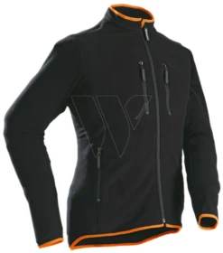 Husqvarna Microfleece Jack Zwart Xl