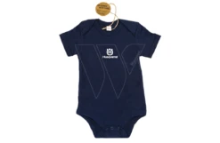 Husqvarna Baby Rompertje Blauw Met Logo